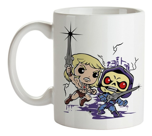 Mug Skeletor Vs He-man Eternia Masters Of The Universe Tipo