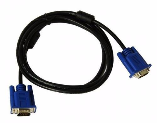 Imagen 2 de 6 de Cable Vga Macho De 1.5 Metros Notebook Pc Proyector Tv Led