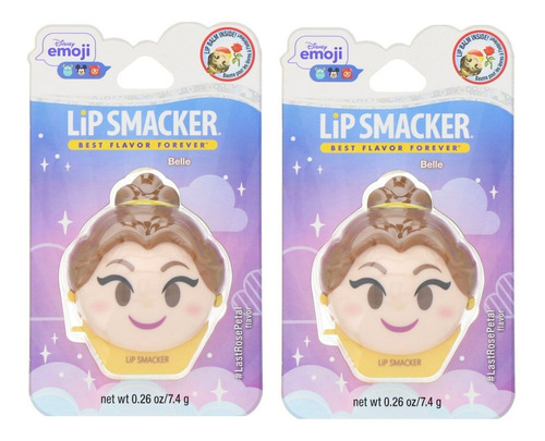 2 Paq. De Lip Smacker Disney Bella Importados 