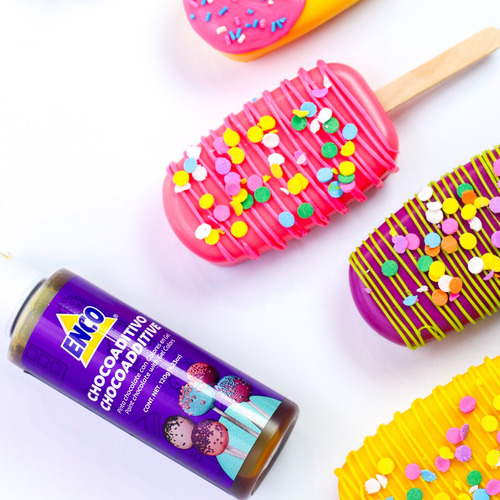 Choco Aditivo Pintar Chocolate Colores En Gel Enco 120g 1 Pz
