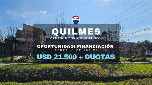 Terreno En Venta Quilmes