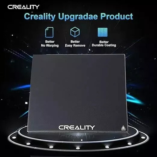 Cama Vidrio Original Creality Carborundum 235*235 4mm