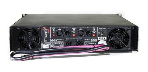 Amplificador Profissional Apg12000 Thunder Light 12000w Rms