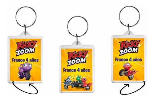 Llaveros Ricky Zoom Souvenirs Personalizados X10