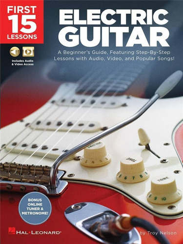 Libro: First 15 Lessons Electric Guitar: A Beginnerøs Guide,