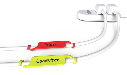 Imagen 10 de 10 de Identificadores Para Cables - Paquete Con 10 Tags