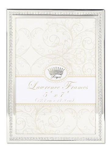 Lawrence Marcos Lawrence Royal Diseños 5 X 7 Dazzle Plata Y 