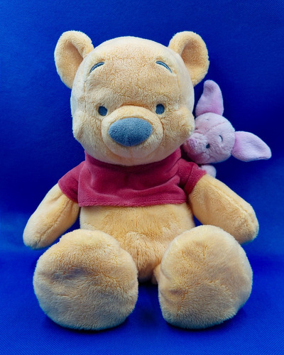 Peluche, Winnie-the-pooh & Piglet, Disney - 35 Cms - Usado