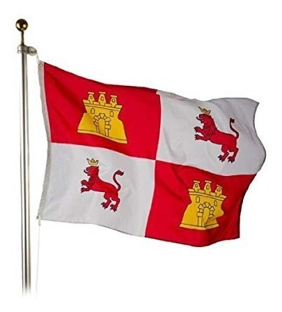 Bandera Estandarte Real Español  90cm X 150cm Envio Gratis
