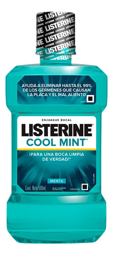 Enjuague Bucal Listerine Cool Mint Menta 500ml