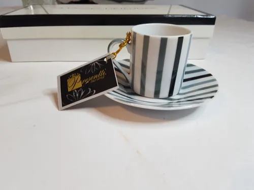 Juego Tazas Cafe Porcelana.