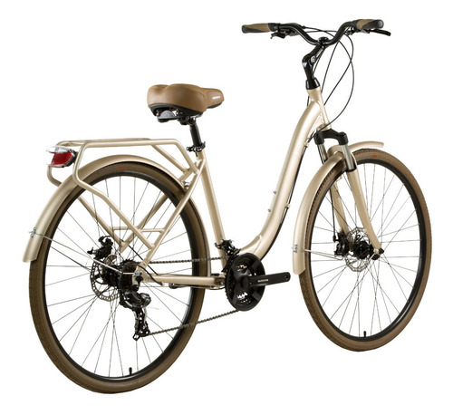 Imagem 2 de 3 de Bicicleta Urbana Groove Urban Id 21v Shimano - Champagne