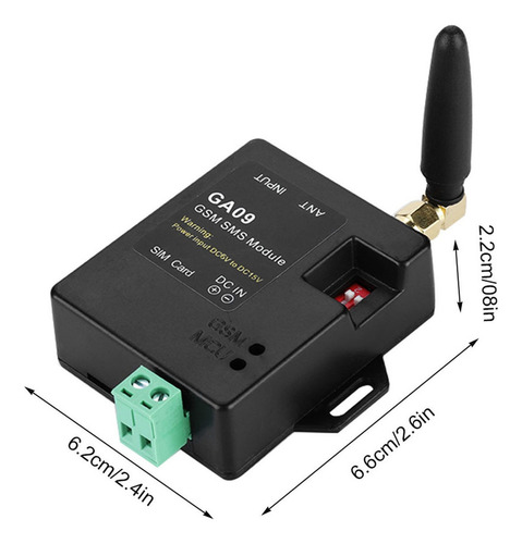 M Ga09 8ch Gsm Sms Alerta Inalámbrica Alarma Módulo Antena