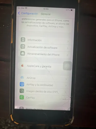 Iphone Se Display, Touch Y Pantalla Rota (funcionando!!) Negro (Usado)