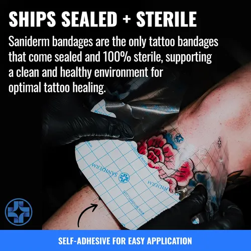 Vendaje Saniderm Para Después Del Tratamiento De Tatuajes, 3