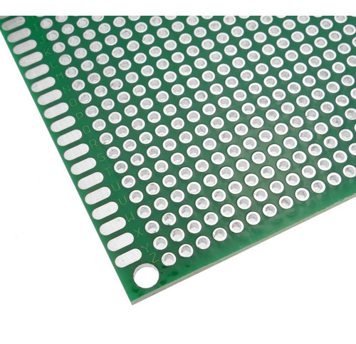 Placa Fenolica Perforada Verde 5×5 Cm