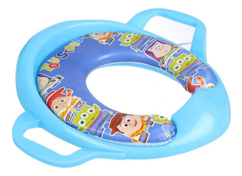 Asiento Adaptador Para Inodoro Wc Niños Acolchado Con Asas