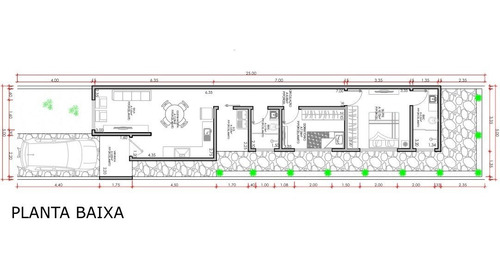 Imagem 4 de 6 de Planta De Casa 2 Quartos - Projeto Arquitetônico Completo
