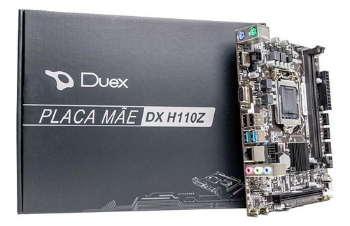 Placa Mae Duex Intel H110 Lga 1151 Ddr4 Dx H110z