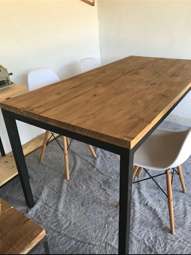Mesa Comedor , Estilo Industrial ,,durate.uy