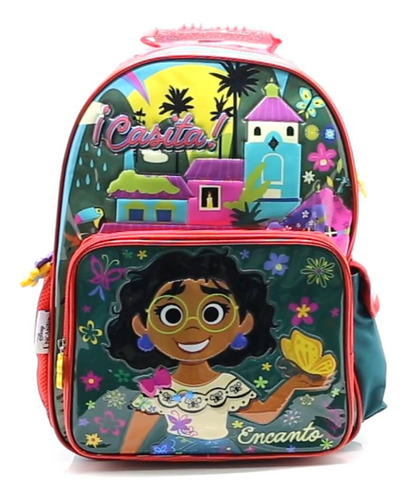 Mochila Escolar Encanto Disney Mirabel Casita