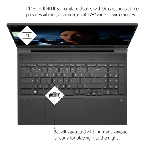 Laptop Hp Victus 15 15.6 Amd R5 32gb 1tb Ssd Win 11 Home