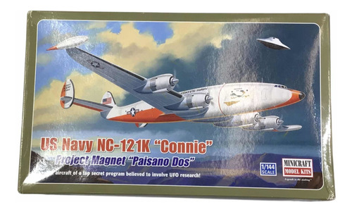 Avión Proyecto Connie Paisano Nc 121k Esc 1/144 Minicraft Of