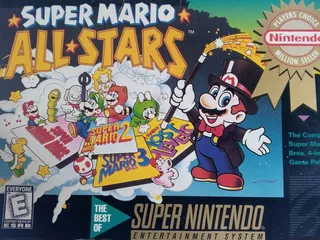 Super Nintendo Super Mario All Stars Juego Cartucho