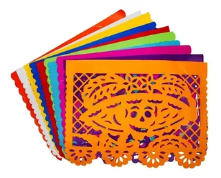 100 Pliegos De Papel Picado Día De Muertos