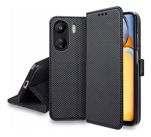 Funda Tipo Cartera Con Función Atril Para Xiaomi Poco C65, D