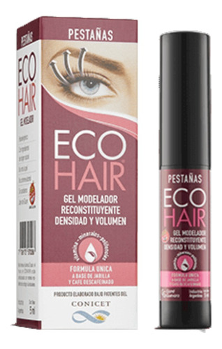 Gel Modelador Reconstituyente Pestañas 5ml. Eco Hair