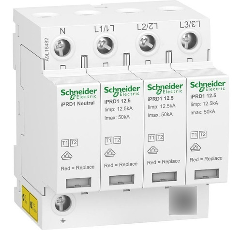 Descargador Sobretension Schneider Trifasico 50ka A9l16482