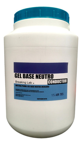Gel Neutro 5 Kg Breaking Lab Pote 5000gr
