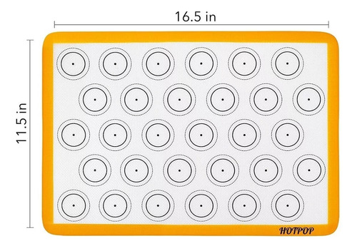 Tapete Manta Silicon Hornear Galletas Macarron 42x30cm