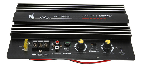 Amplificador Automotriz De Audio Estéreo Para Automóvil De 1