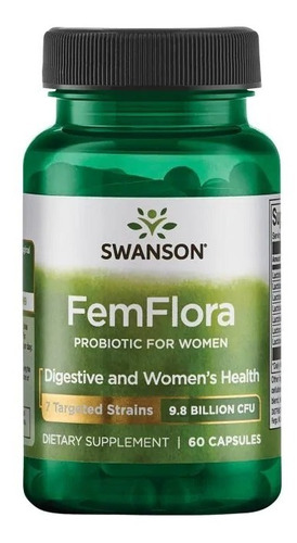 Femflora Probiotic Para Mujeres 60 Caps Salud De La Mujer