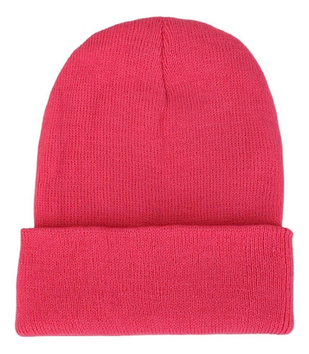 Gorro Invierno Unisex Para Mujer Punto Liso Otoño Femenino