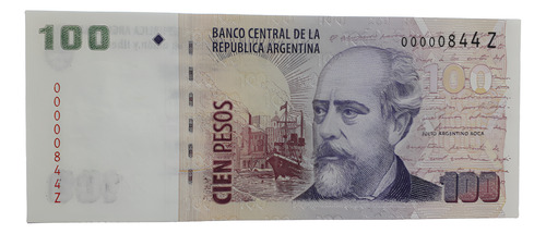 Billete 100 Pesos Roca - 1er. Millar Serie Z Sin Circular