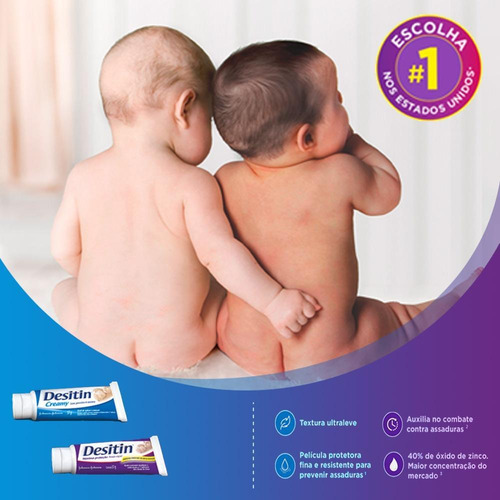 Kit Com 4 Cremes Preventivo De Assaduras Desitin Creamy 113g