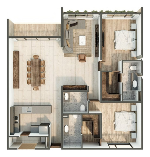 Departamento Independiente De 2 Recámaras, 3 Baños, 2 Estacionamientos Y Roof Garden En Nápoles, Benito Juárez - ¡entrega Inmediata Y Plusvalía Asegurada! Vm100