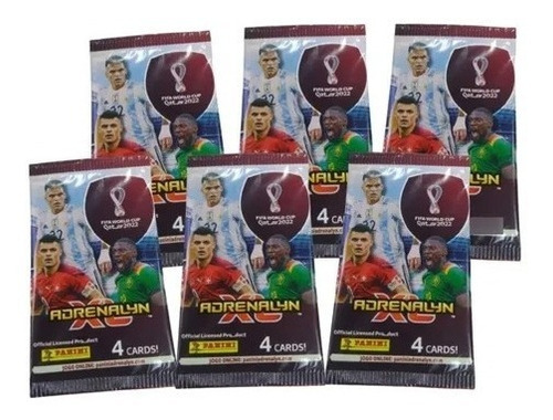 Kit 24 Cards Adrenalyn Copa Do Mundo Qatar Fifa 6 Envelopes
