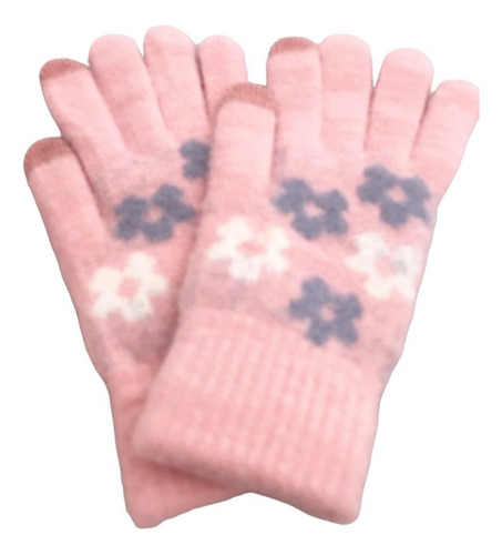 Guantes Lana Frío Táctil Mujer Dama  Colores Surtidos 