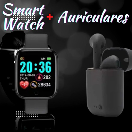 Reloj Inteligente Smartwatch Mas Auriculares Bluetooth