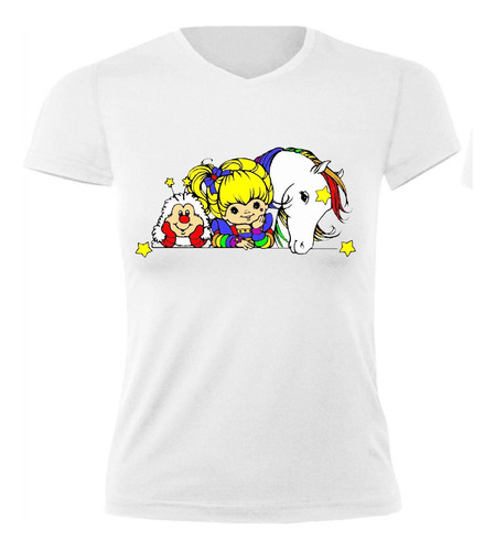 Polera Mujer Algodón 100% Rainbow Brite Personajes 2 Mep