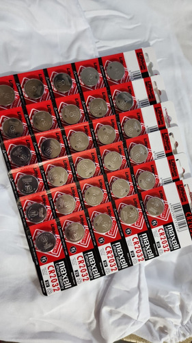 Pila Maxell Cr2032 De Lithium 3v Batería Caja 100 Unidades
