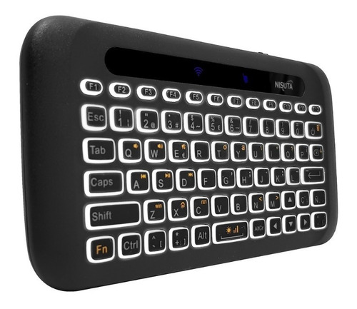 Teclado Inalambrico Touchpad Nisuta Wireless Usb Smart Tv *