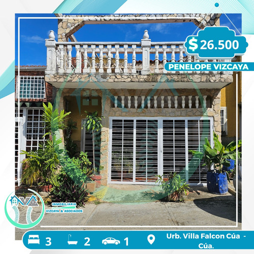 Comodo Thownhouse En Venta Urb Villa Falcon Cúa