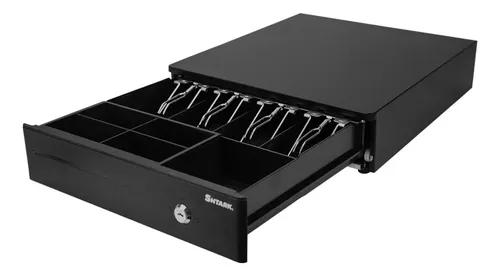 comprar Cajon Dinero Metalico Apertura Automatica Billetes Y Monedas Color Negro