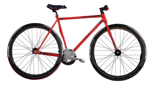 Bicicleta Urbana Ultraligera Mybikemx Fixie 700 Pro Rojo