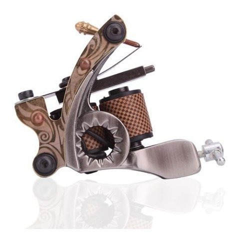 1tattooworld New Cast 10 Vueltas Bobinas Tattoo Machine